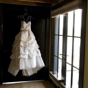 Jasmine Haute Couture handwoven silk bridal dress